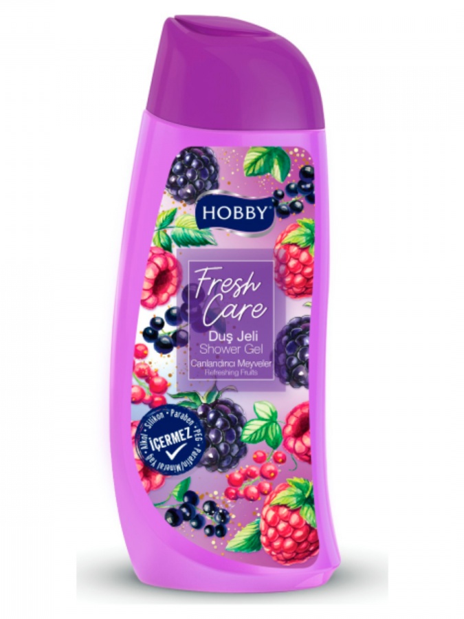 Dush uchun gel HOBBY Fresh Sare tetiklantiruvchi mevalar 500ml