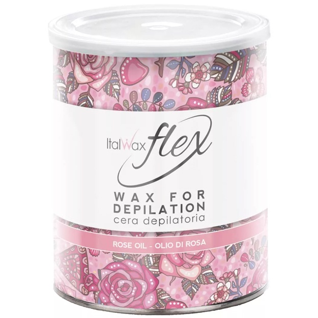 Idishda depilyatsiya uchun mum ItalWax Flex Rose oil, 800ml