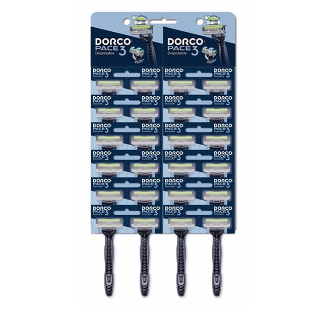 Bir martalik ustaralar Dorco PACE 3 TRC200BL-2B 24 dona
