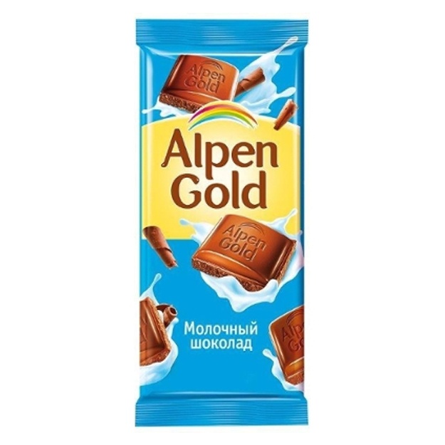 Шоколад Alpen Gold молочный 90г