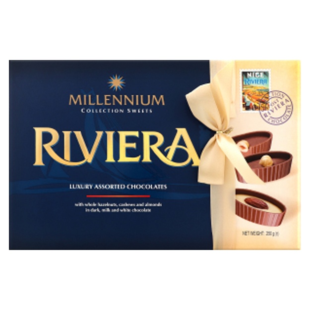 Shokoladli konfetlar Millennium Riviera assorti 250g