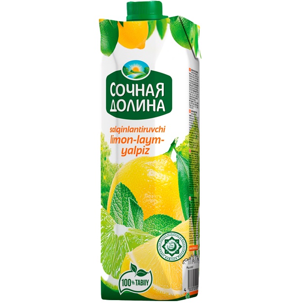 Sharbat Sochnaya dolina 1l Limon-laym-yalpiz
