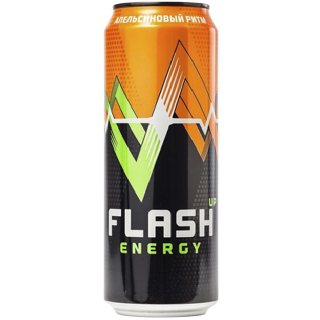 Energetik ichimlik Flash Up Energy Apelsin ritmi
