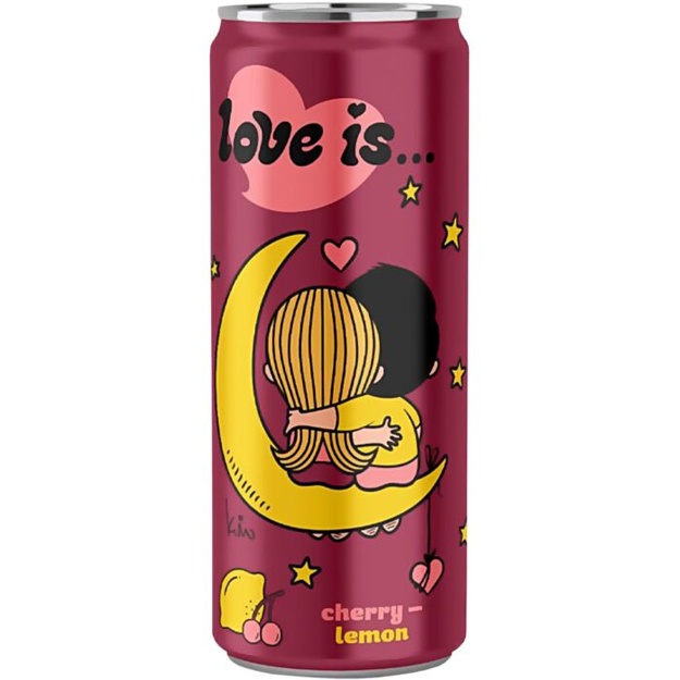 Gazlangan ichimlik Love is 330 ml Olcha-limon