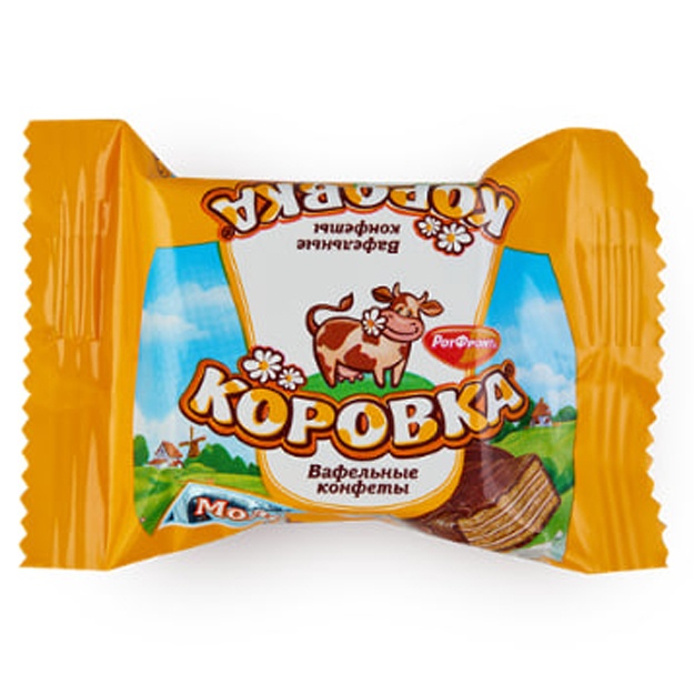 Вафельные конфеты Коровка Молочная 250г