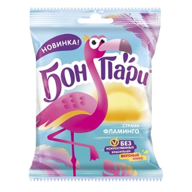 Marmelad chaynaladigan BonPari flamingo mamlakati 100g