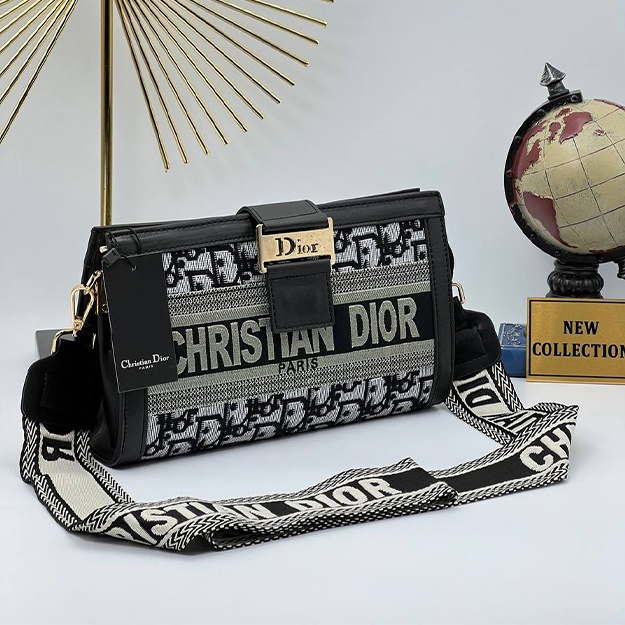 Ayollar Sumkasi Christian Dior APT OL2213 qora-oq