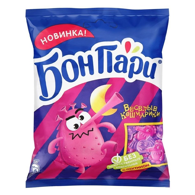 Жевательный мармелад БонПари весёлые кошмарики