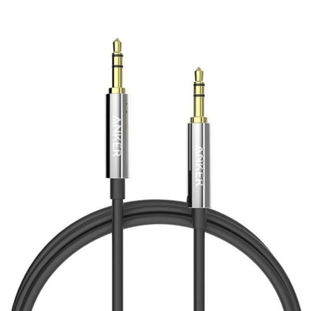 AUX кабель Anker 3.5mm Male to Male Audio Cable 4ft Black