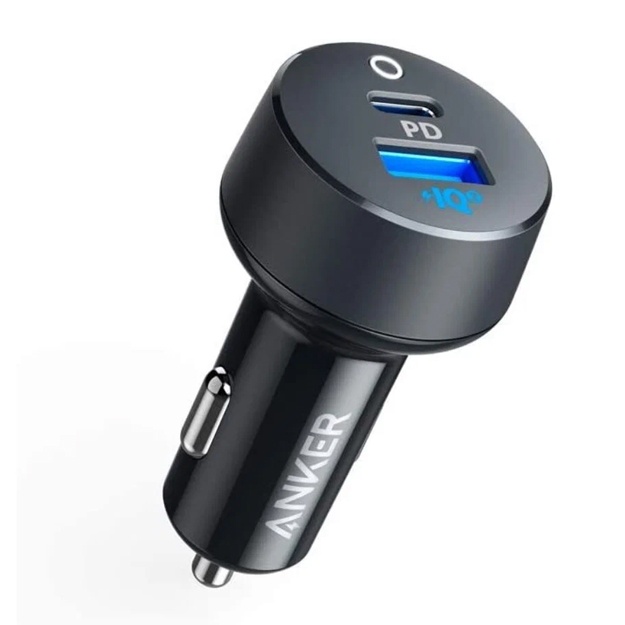 Avtomobil zaryadlovchi qurilmasi Anker PowerDrive PD+ 2 Black+Gray