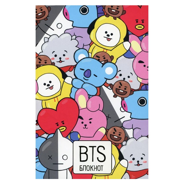 Блокнот BTS (аватары группы). Твой яркий проводник в корейскую культуру!