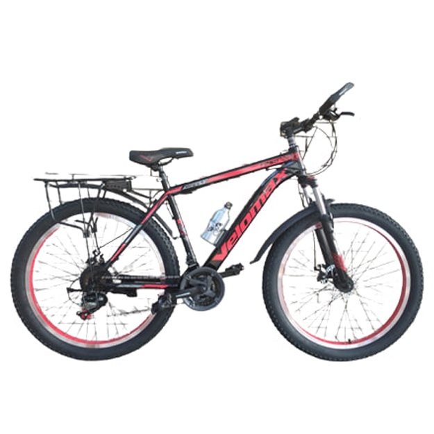 Tog‘ velosipedi Velomax 26" cherniy-krasniy