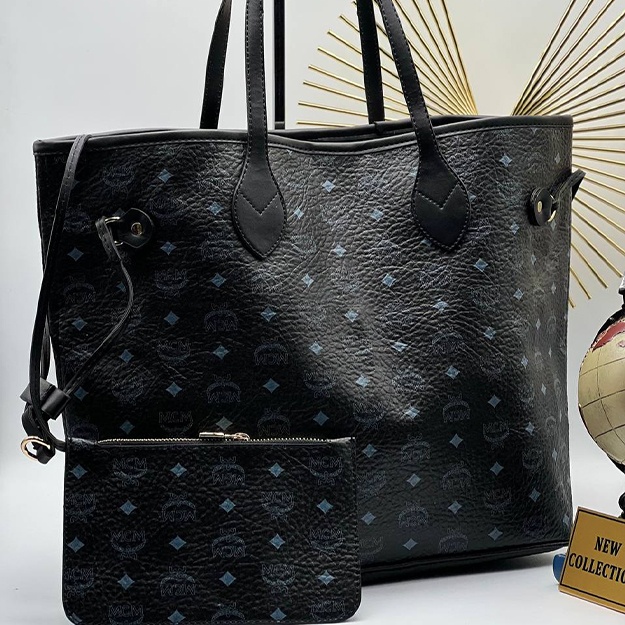Женская Сумка Louis Vuitton АРТ OL1550 Чёрно-синий