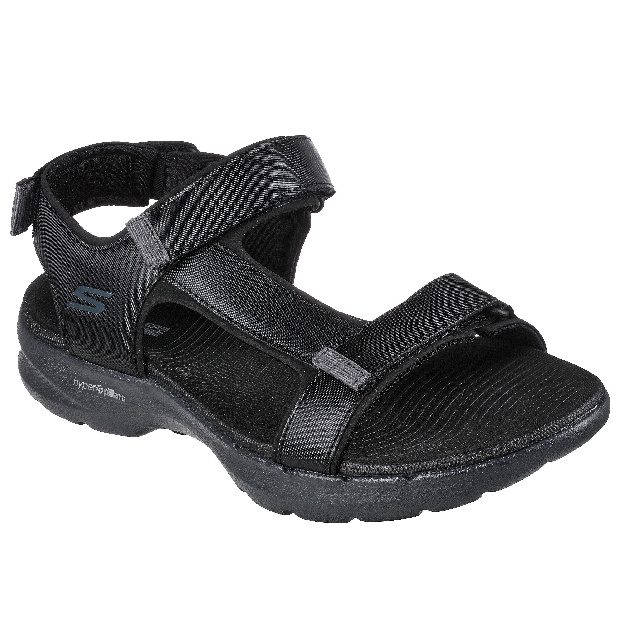 Erkaklar Sandallari Skechers GO WALK 6 SANDAL ART 229126-BKGY 7