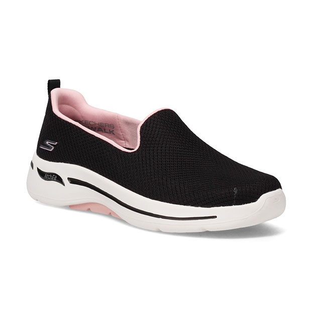 Женские Кроссовки Original Skechers GO WALK ARCH FIT ART 124401-BKPK 7.5