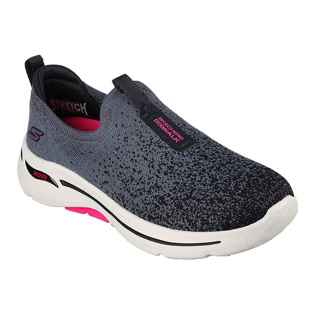 Ayollar Krossovkalari  original  Skechers GO WALK ARCH FIT ART 124873-BKHP 11