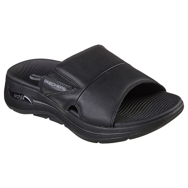 Мужские Шлёпанцы Skechers GO WALK ARCH FIT SANDAL ART 229023-BBK 12