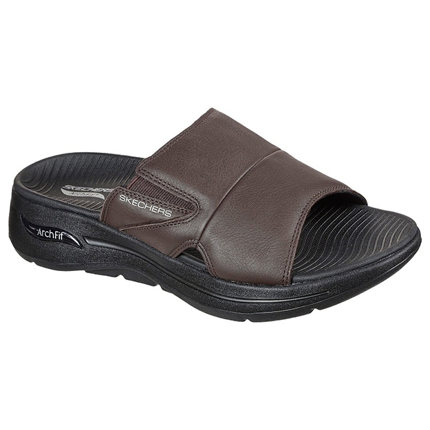 Erkaklar Sandallari Skechers GO WALK ARCH FIT SANDAL ART 229023-BRN 8