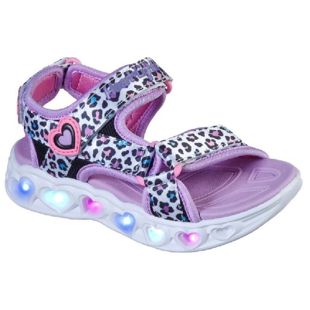 Bolalar uchun Sandallar Skechers HEART LIGHTS SANDALSSAVVY CA ART 302090L-WMLT 4