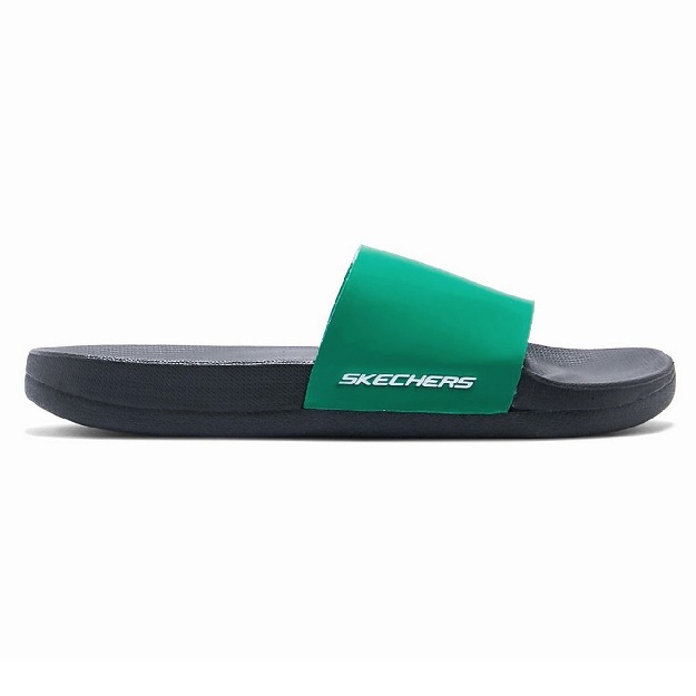 Bolalar Shippaklari Skechers KIDS SMU SLIDES ART 998203L-BKGR 5