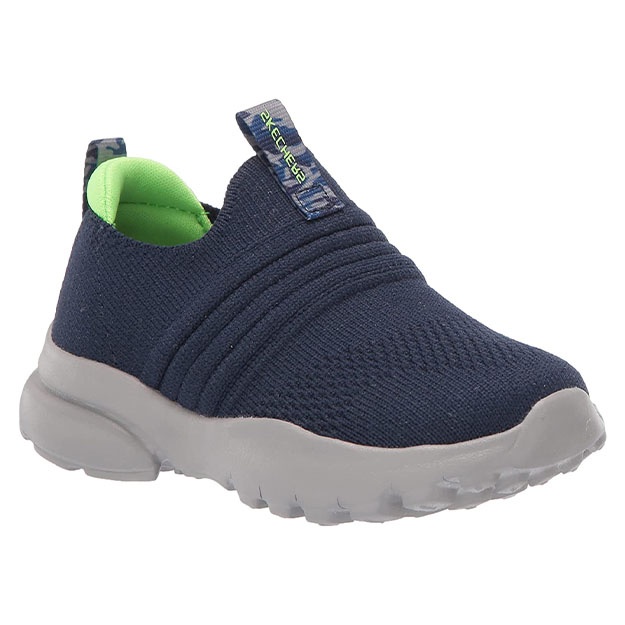 Детские Кроссовки Original Skechers STRETCH FIT SLIP ON SNEAKER W ART 407270N-NVY 8