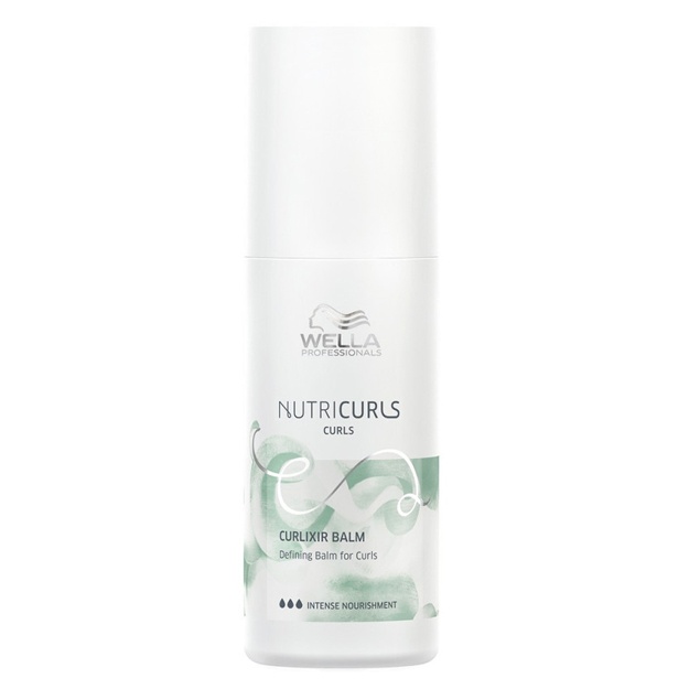 Engil fiksatsiya uchun oziqlantiruvchi qoldiruvchi krem-balzam Wella Nutricurls CURLIXIR 150ml
