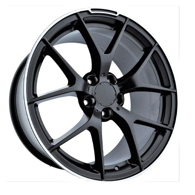 Diska mashina uchun R18 85009 ML2U5B- Matt black machin line 5*112 ET35 CB66.6 4 ta