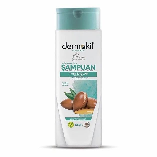 Шампунь для волос Dermokil Natural Argan Shampoo 400 ML