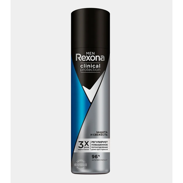 Дезодорант-спрей Men Clinical Protection Защита и Свежесть, антиперспирант, 150 мл