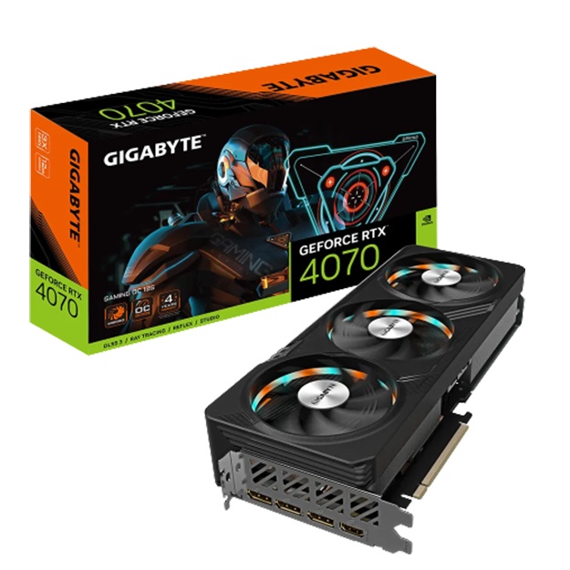 Videokarta Gigabyte 12GB GeForce RTX4070 GAMING OC GV-N4070GAMING OC-12GD
