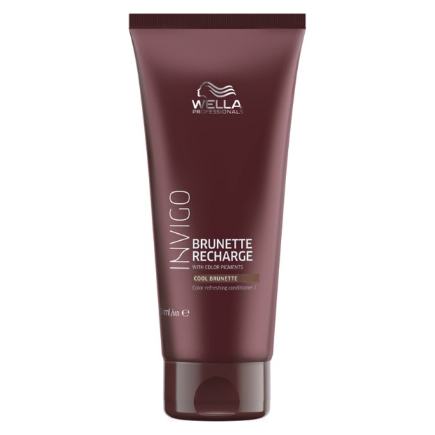 Sovuq jigarrang ohanglar uchun tint balzam-parvarish Wella Invigo Brunette Recharge 200ml