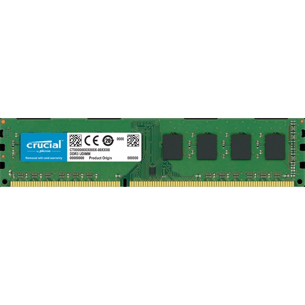 Operativ xotira Crucial 4GB DDR3L-1600 UDIMM (ikkinchi qo‘l)