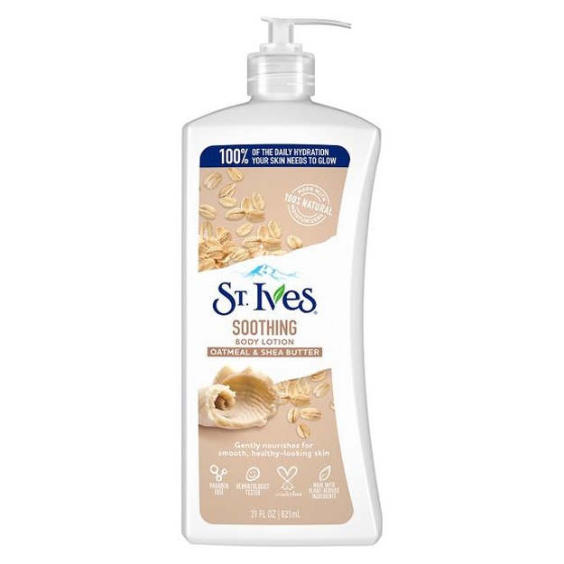 Tinchlantiruvchi tana losoni St.Ives Oatmeal & Shea Butter Body Lotion 621ml