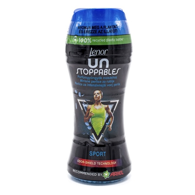 Lenor Unstoppables "Sport" granulalaridagi konditsioner-parfyum
