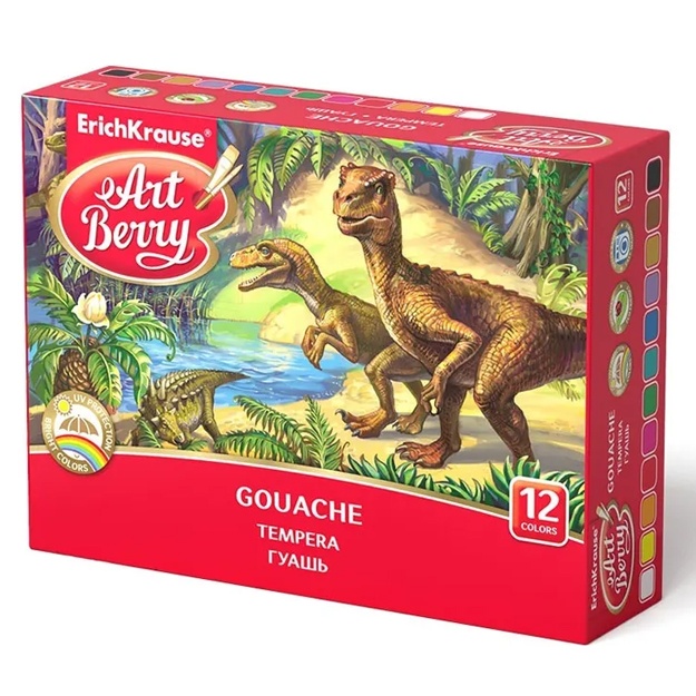 Guash 12 rangli Erich Krause "ArtBerry" UV yorqinligidan himoyalangan, 20ml (41746)