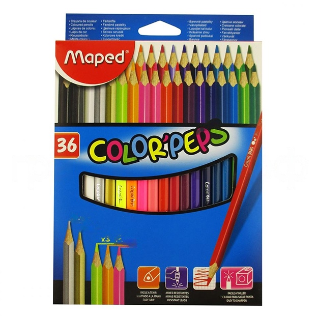Rangli qalamlar.Maped (36sol.,Solor’Peps) 832017