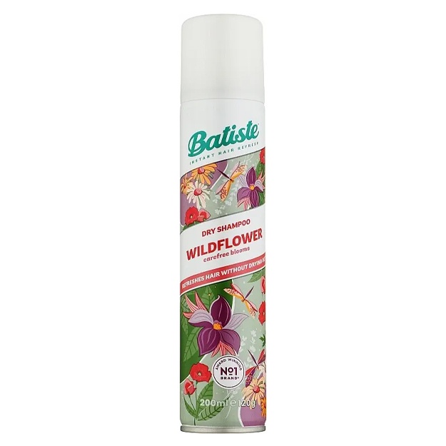 Barcha soch turlari uchun quruq shampun Batiste Wild Flower 200 ml
