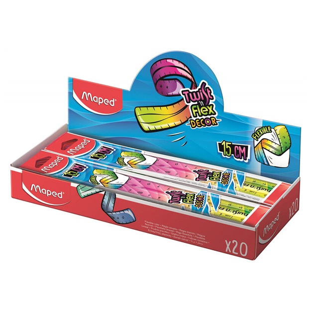 Линейка Maped (15 см Twist’n Flex decorated) 279115
