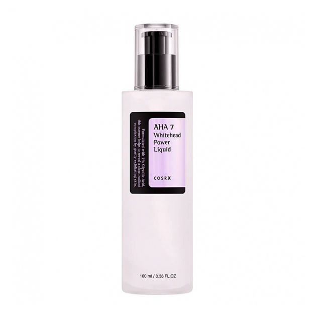 COSRX AHA 7 Whitehead Power Liquid AHA oq dog‘larga qarshi mohiyat