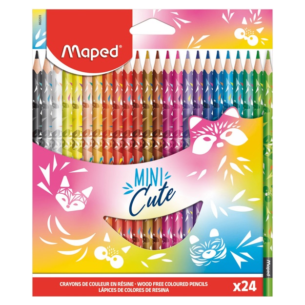 Цветные карандаши Maped Mini Cute 24цвета (862203)