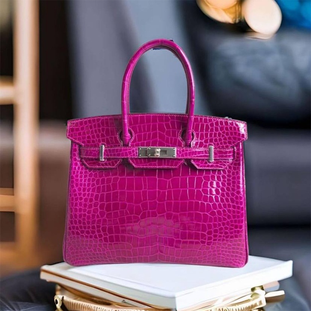 Женская Сумка Hermes (Люкс) АРТ 1204 розовый