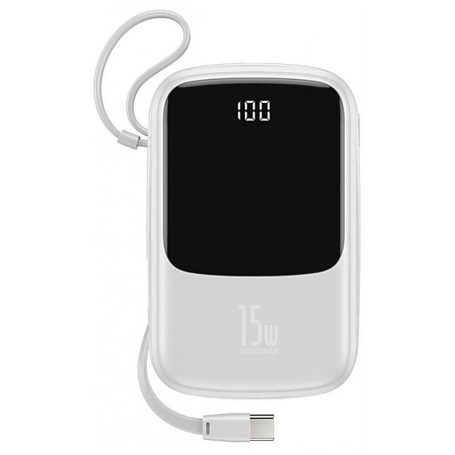 Tashqi batareya Baseus PPQD-A02 10000 mAh Kulrang