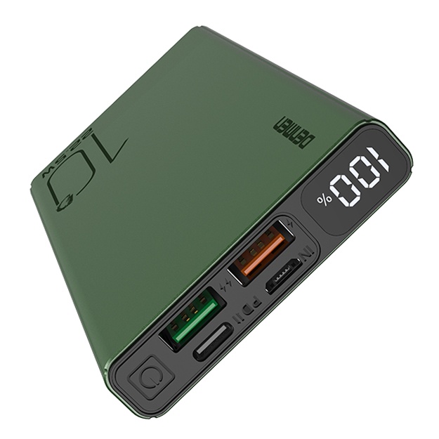 Внешний аккумулятор Denmen DP06 (10000mAh) Зелeный