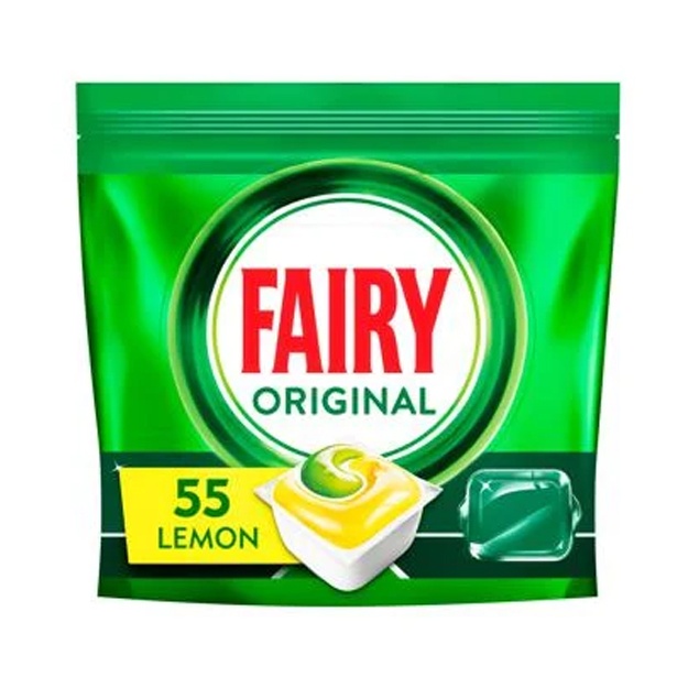 Idish yuvish kapsulasi Fairy Original 55 dona