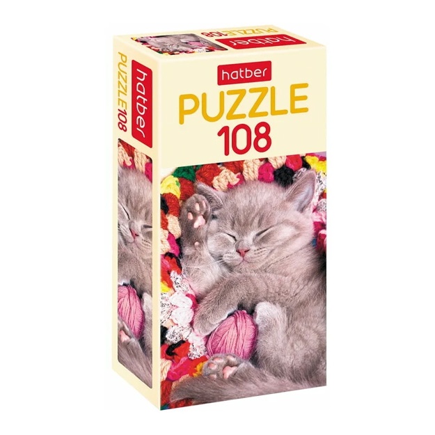 Pazzl Hatber Mushuklar ko‘p emas 108 element (108PZ4_19064)
