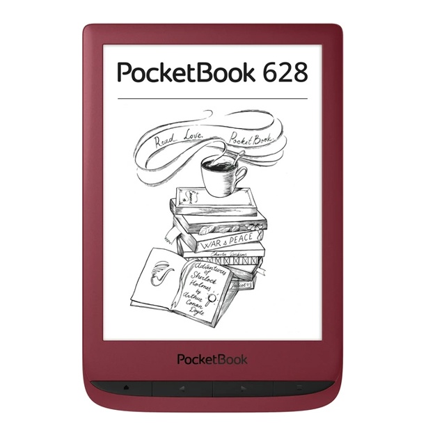 Elektron kitob PocketBook 628 qizil