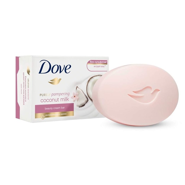 Мыло ароматное для лица и тела Dove Coconut Milk