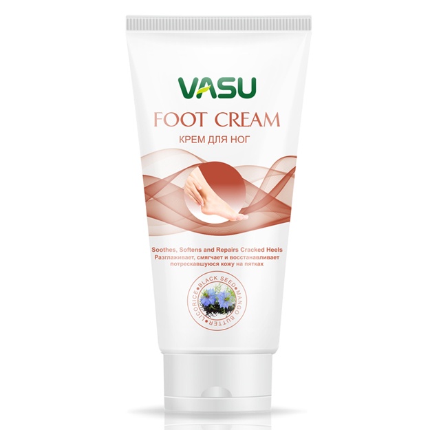 Qora zira bilan oziqlantiruvchi oyoq kremi Vasu Foot Cream 60 ml