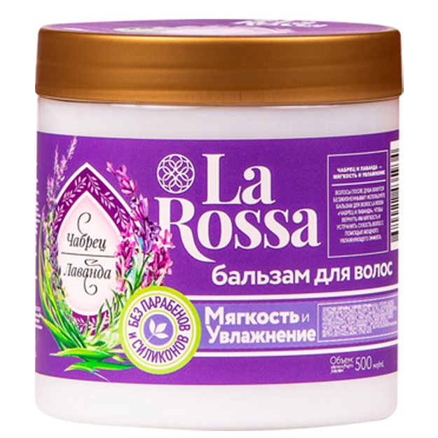 Soch uchun balzam "Kekik va lavanta" LaROSSA 500 ml (RK)