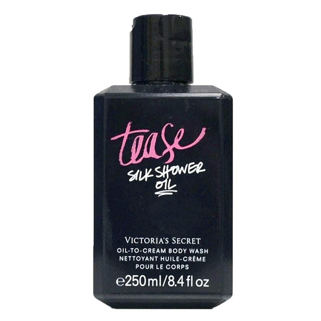 Dush uchun ipak moyi va kremli dush geli Tease Noir Victoria's Secret 250 ml